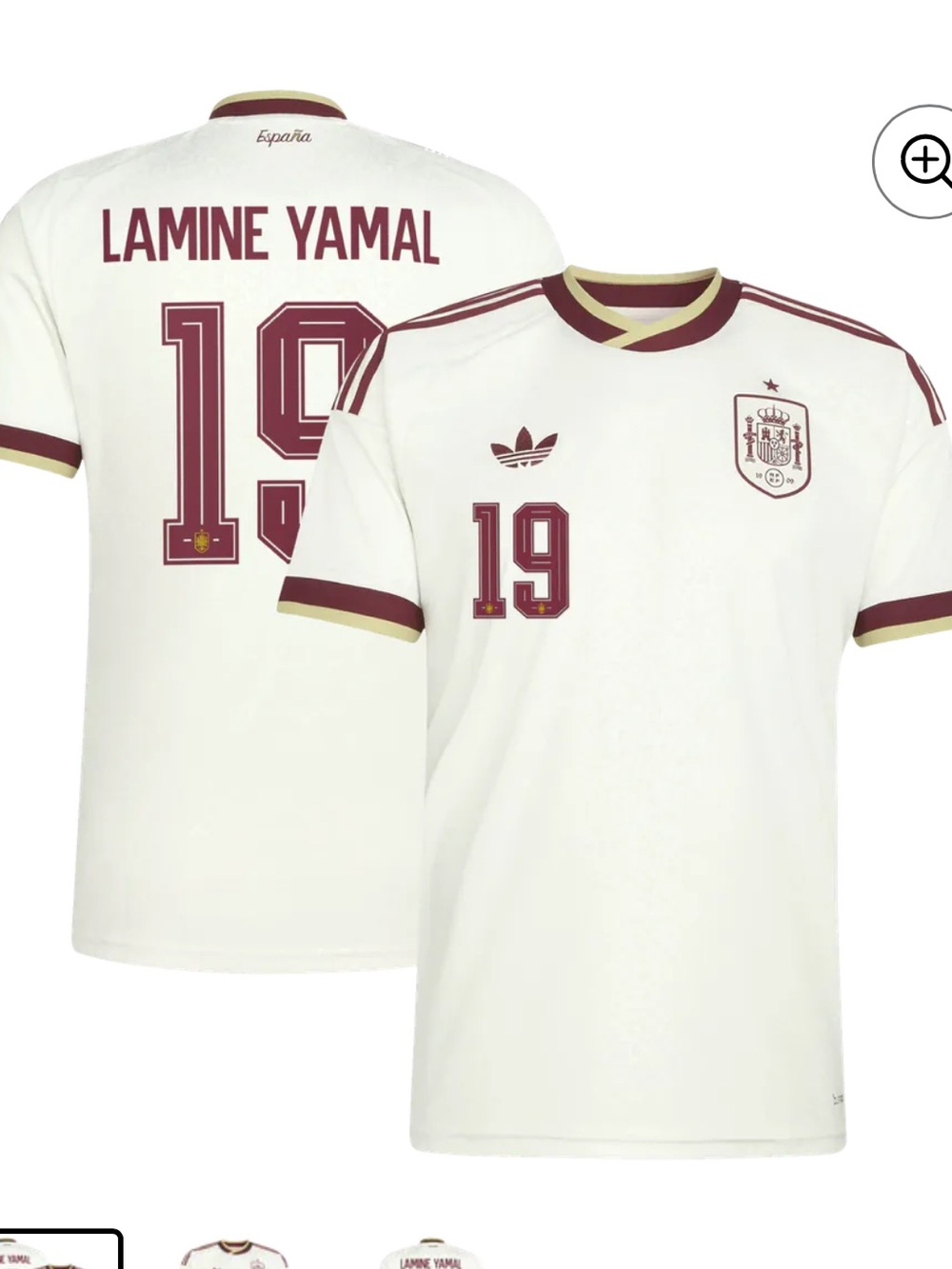 Adidas Lamine Yamal Spain National Team 2026 Away Jersey Medium NWT